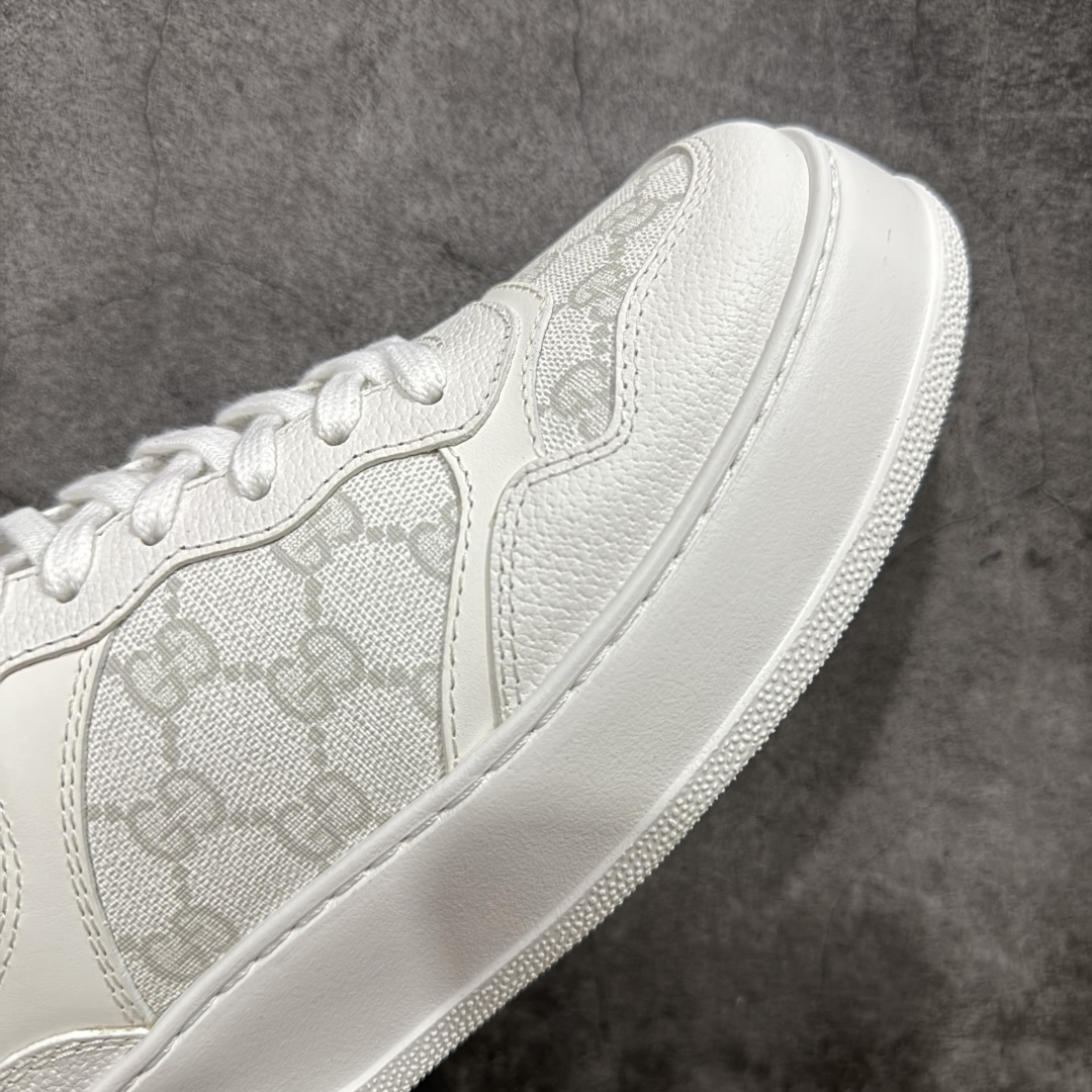 HS顶级礼盒版 Gucci 2025全新升级版 GG情侣款厚底饼干鞋 小白鞋运动平板鞋