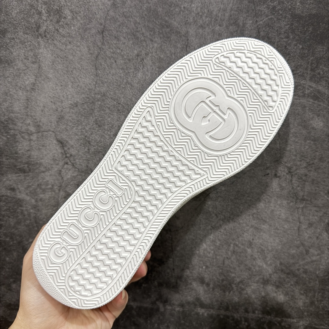 HS顶级礼盒版 Gucci 2025全新升级版 GG情侣款厚底饼干鞋 小白鞋运动平板鞋