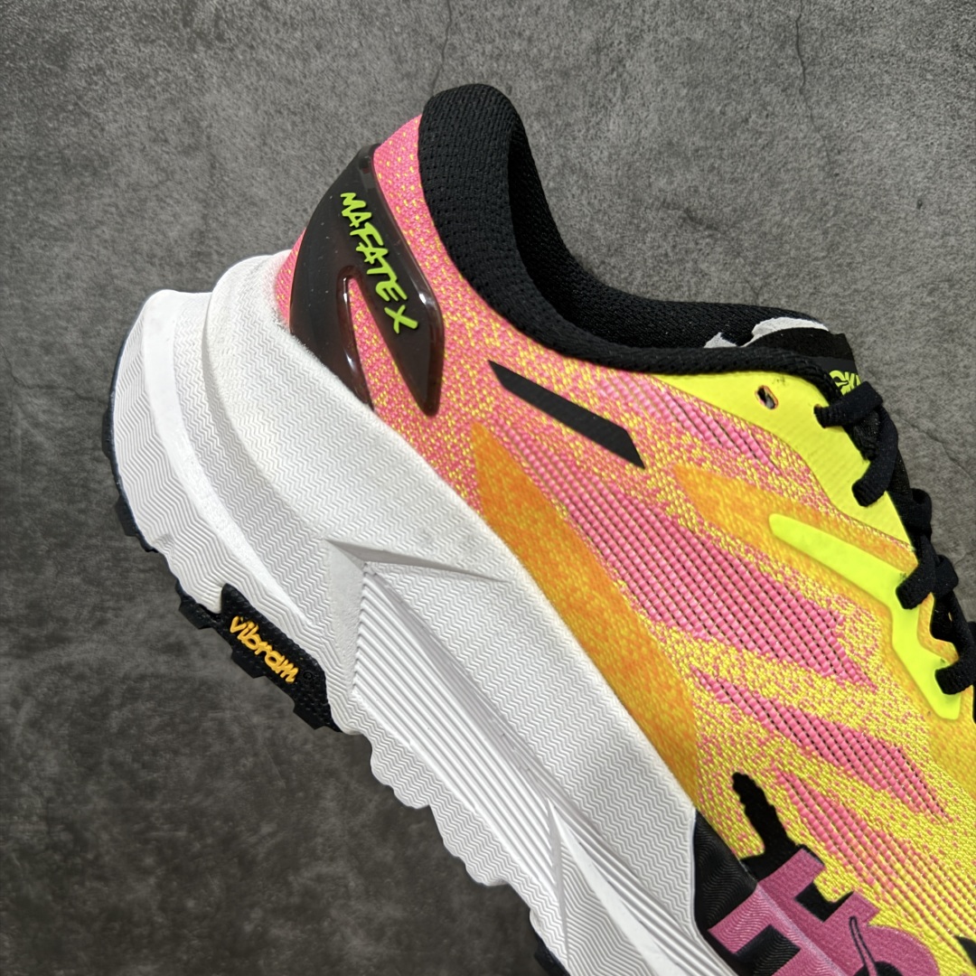  
【纯原H版】Hoka Mafate Speed X 马法特厚底轻量山地跑步鞋 超轻量中底全部用料过3