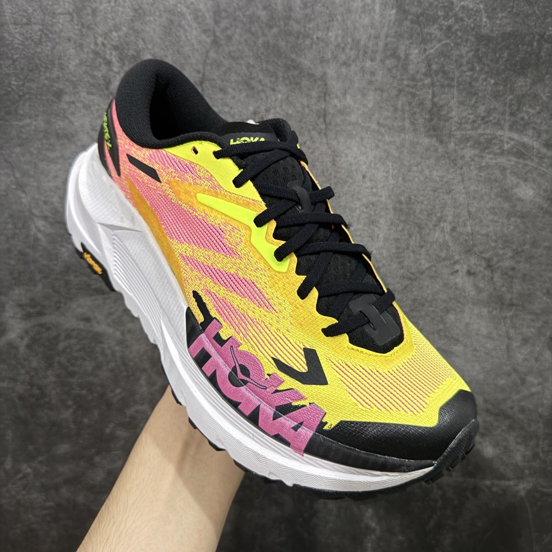  
【纯原H版】Hoka Mafate Speed X 马法特厚底轻量山地跑步鞋 超轻量中底全部用料过3