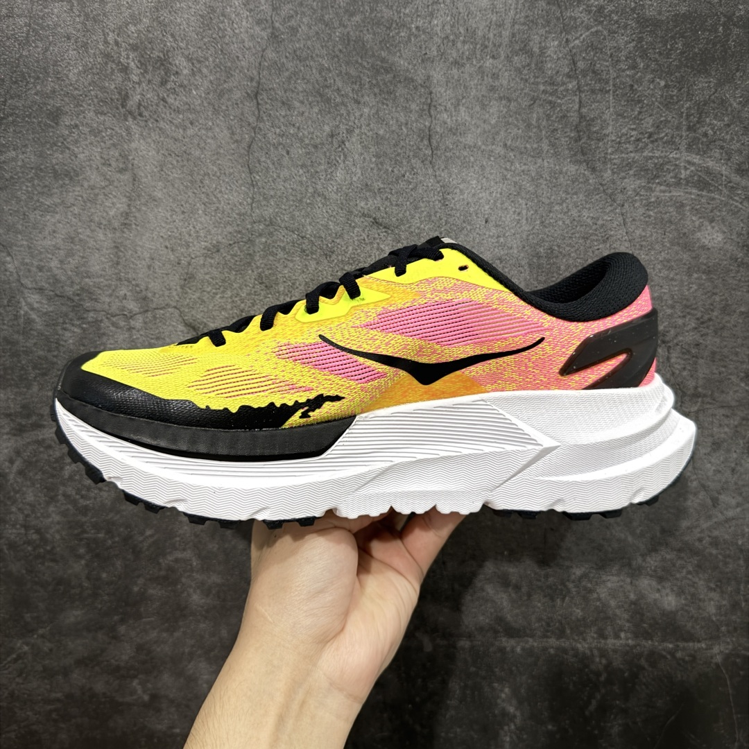  
【纯原H版】Hoka Mafate Speed X 马法特厚底轻量山地跑步鞋 超轻量中底全部用料过3