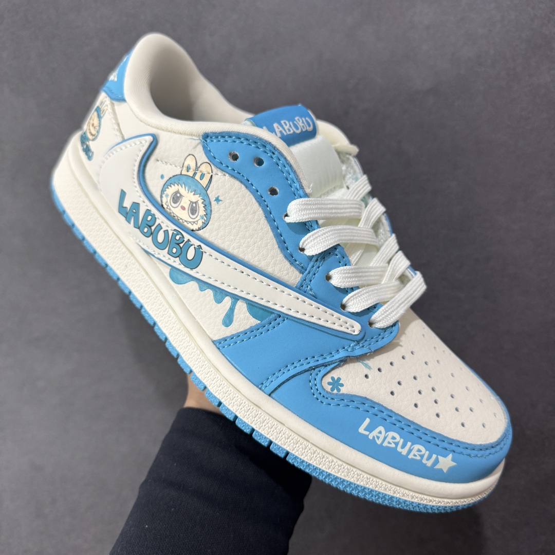  
【纯原】Labubu x Travis Scott x Air Jordan 1 Low 拉布布 x