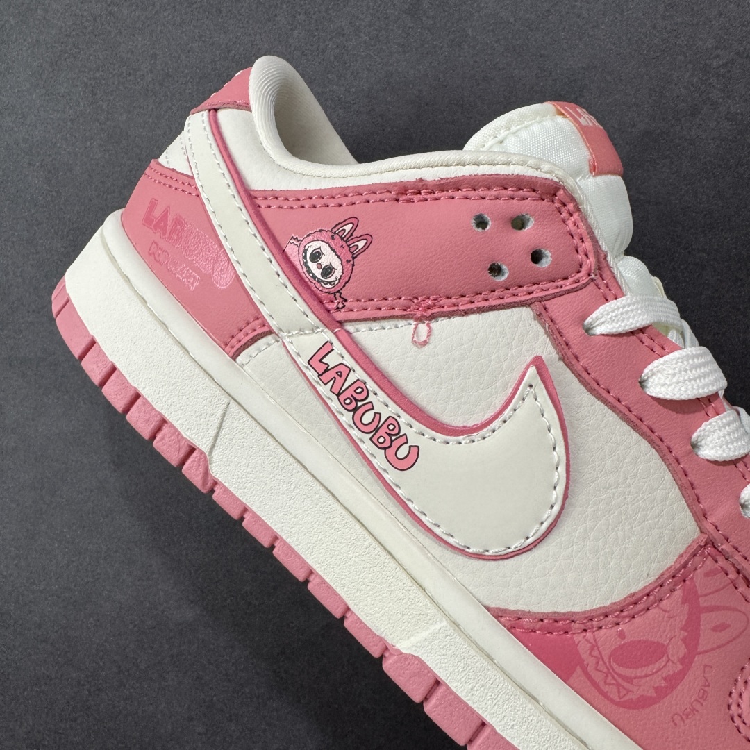  
【纯原】Nike SB Dunk Low“ 米粉拉布布”  周年高端定制 低帮休闲板鞋 定制鞋盒 大