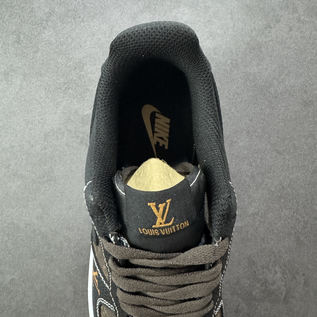  
【纯原】Nike Air Force 1'07 Low LV联名 经典黑棕 空军一号低帮休闲板鞋 C