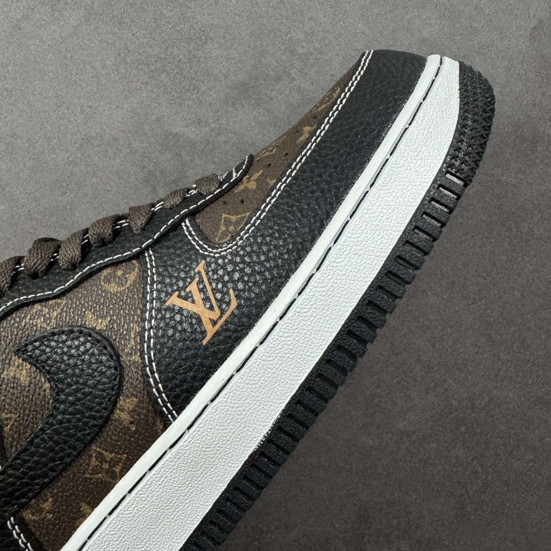  
【纯原】Nike Air Force 1'07 Low LV联名 经典黑棕 空军一号低帮休闲板鞋 C