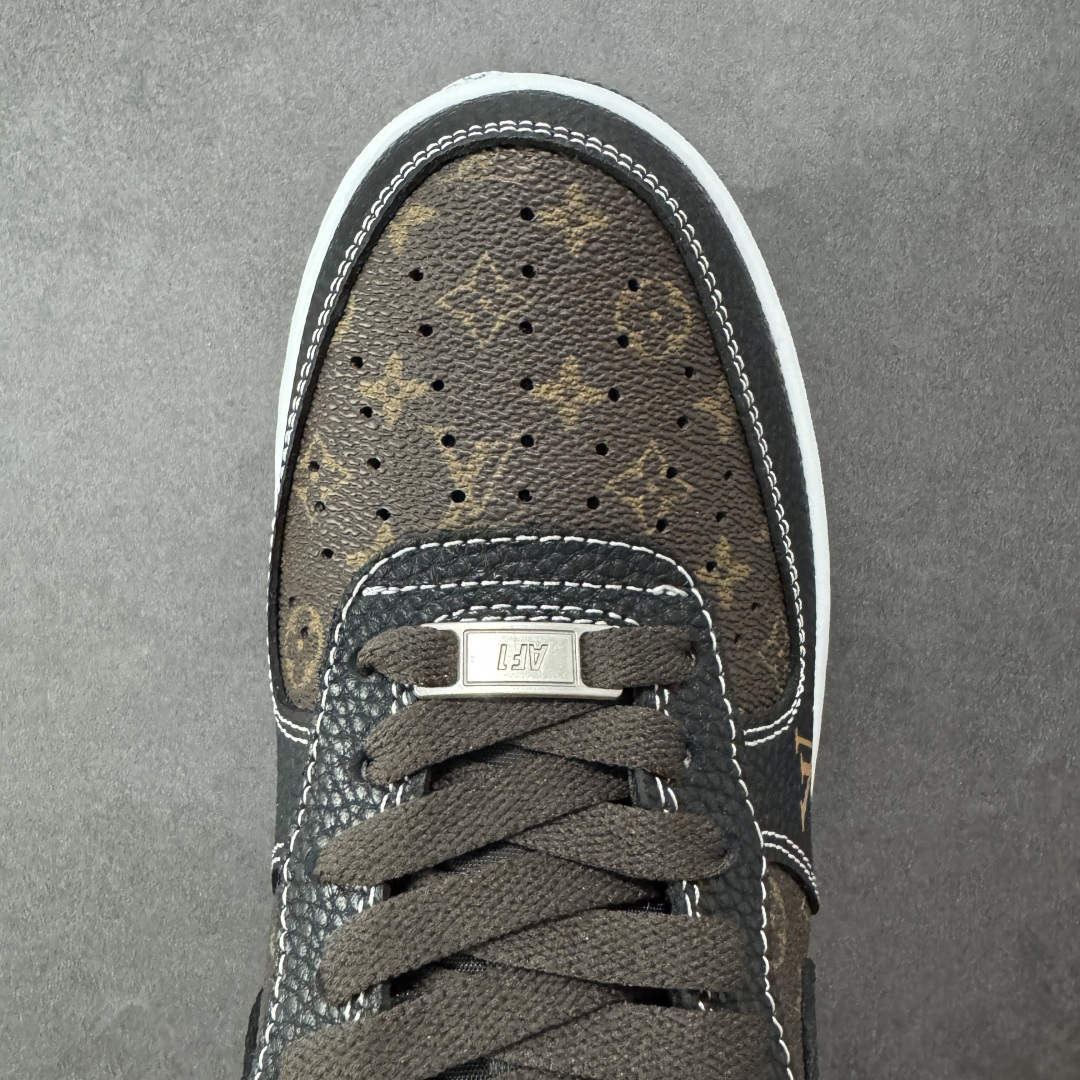  
【纯原】Nike Air Force 1'07 Low LV联名 经典黑棕 空军一号低帮休闲板鞋 C