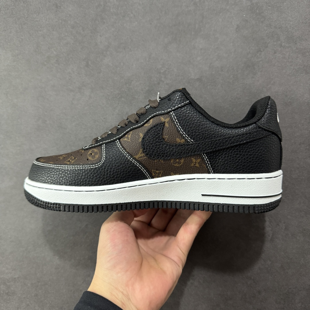  
【纯原】Nike Air Force 1'07 Low LV联名 经典黑棕 空军一号低帮休闲板鞋 C