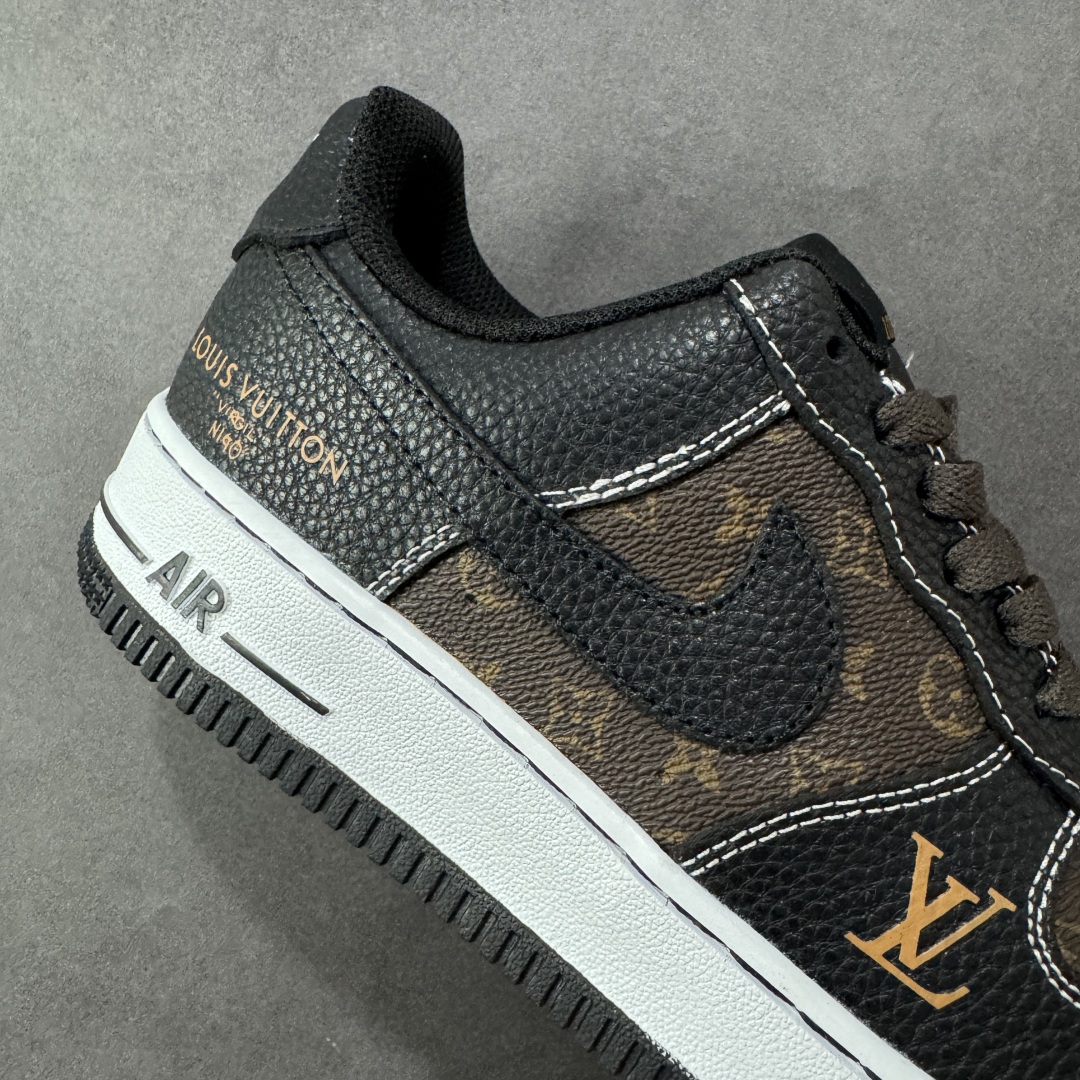  
【纯原】Nike Air Force 1'07 Low LV联名 经典黑棕 空军一号低帮休闲板鞋 C