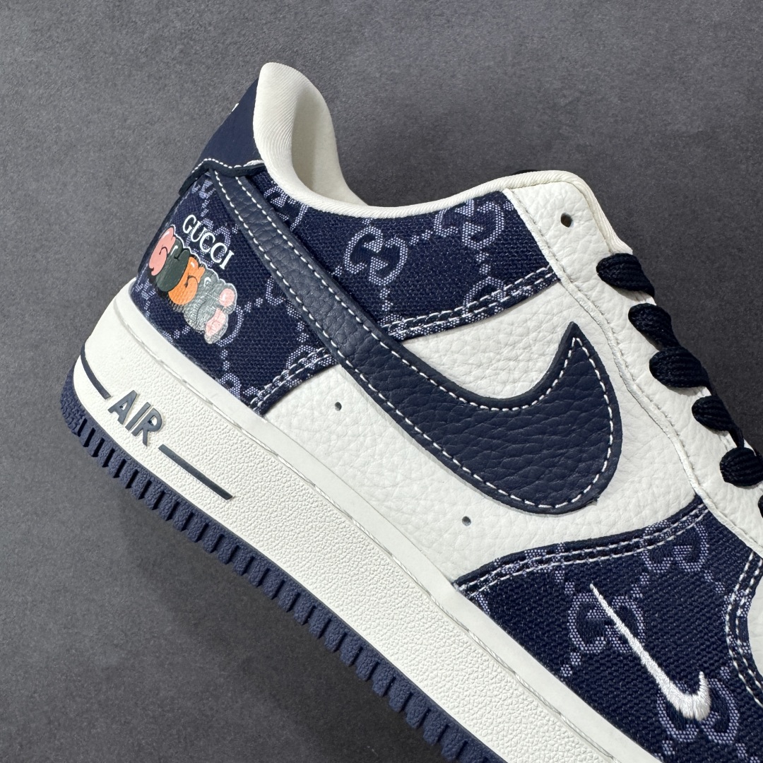  
【纯原】Nike Air Force 1'07 Low 古驰联名 藏蓝牛仔 空军一号低帮休闲板鞋
