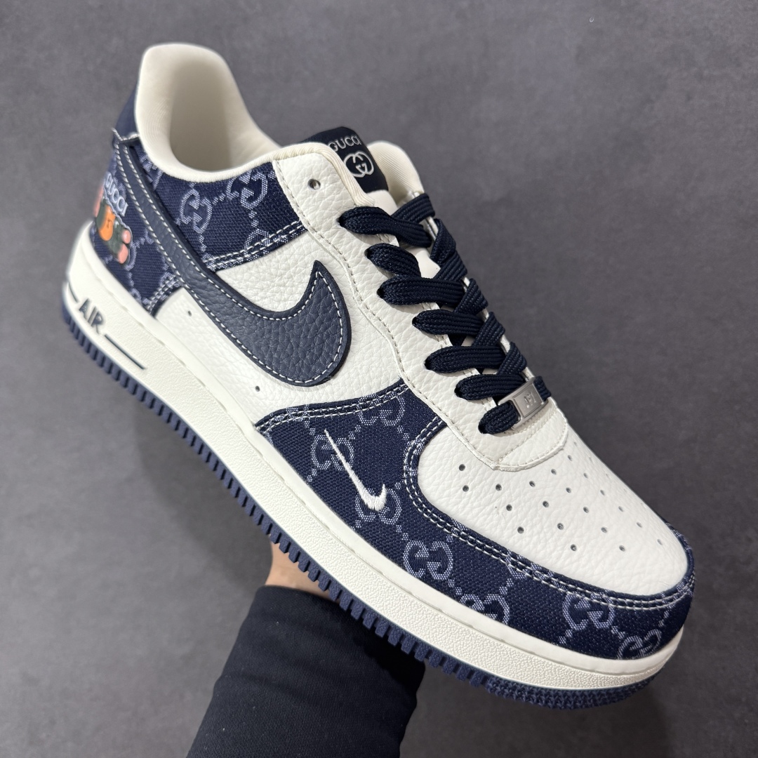  
【纯原】Nike Air Force 1'07 Low 古驰联名 藏蓝牛仔 空军一号低帮休闲板鞋
