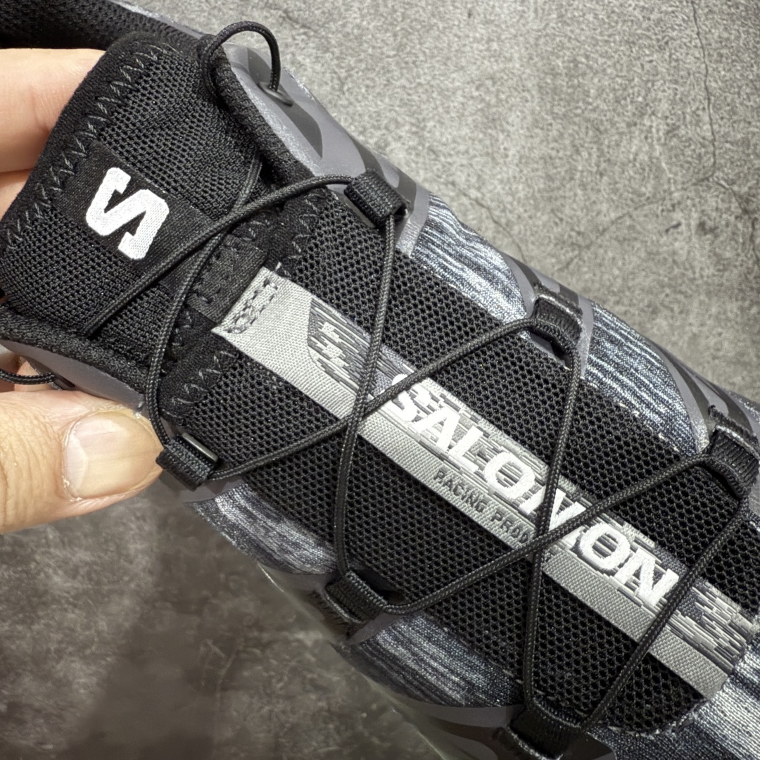  
【纯原】 Salomon XT-6 Camo 黑银灰色  萨洛蒙复古潮流户
外机能登山跑鞋 
纯原外