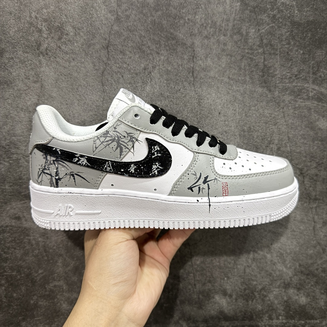  
【纯原】Nike Air Force 1 Low 07 White/Grey 灰白 中国风 竹叶
原