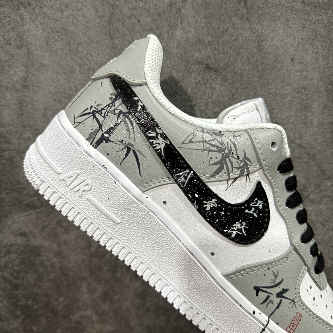 
【纯原】Nike Air Force 1 Low 07 White/Grey 灰白 中国风 竹叶
原
