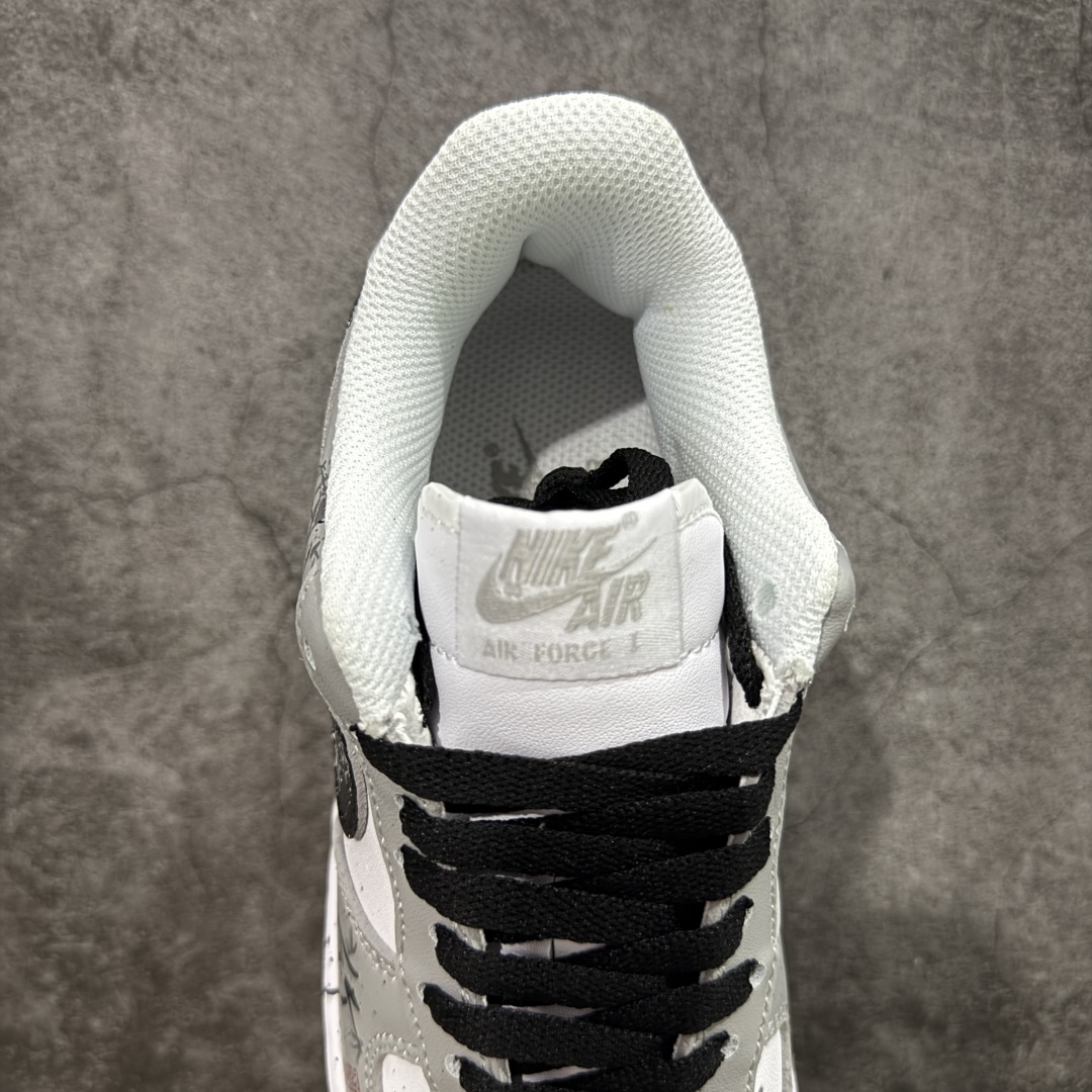  
【纯原】Nike Air Force 1 Low 07 White/Grey 灰白 中国风 竹叶
原