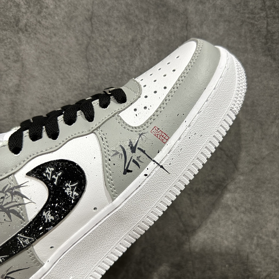  
【纯原】Nike Air Force 1 Low 07 White/Grey 灰白 中国风 竹叶
原