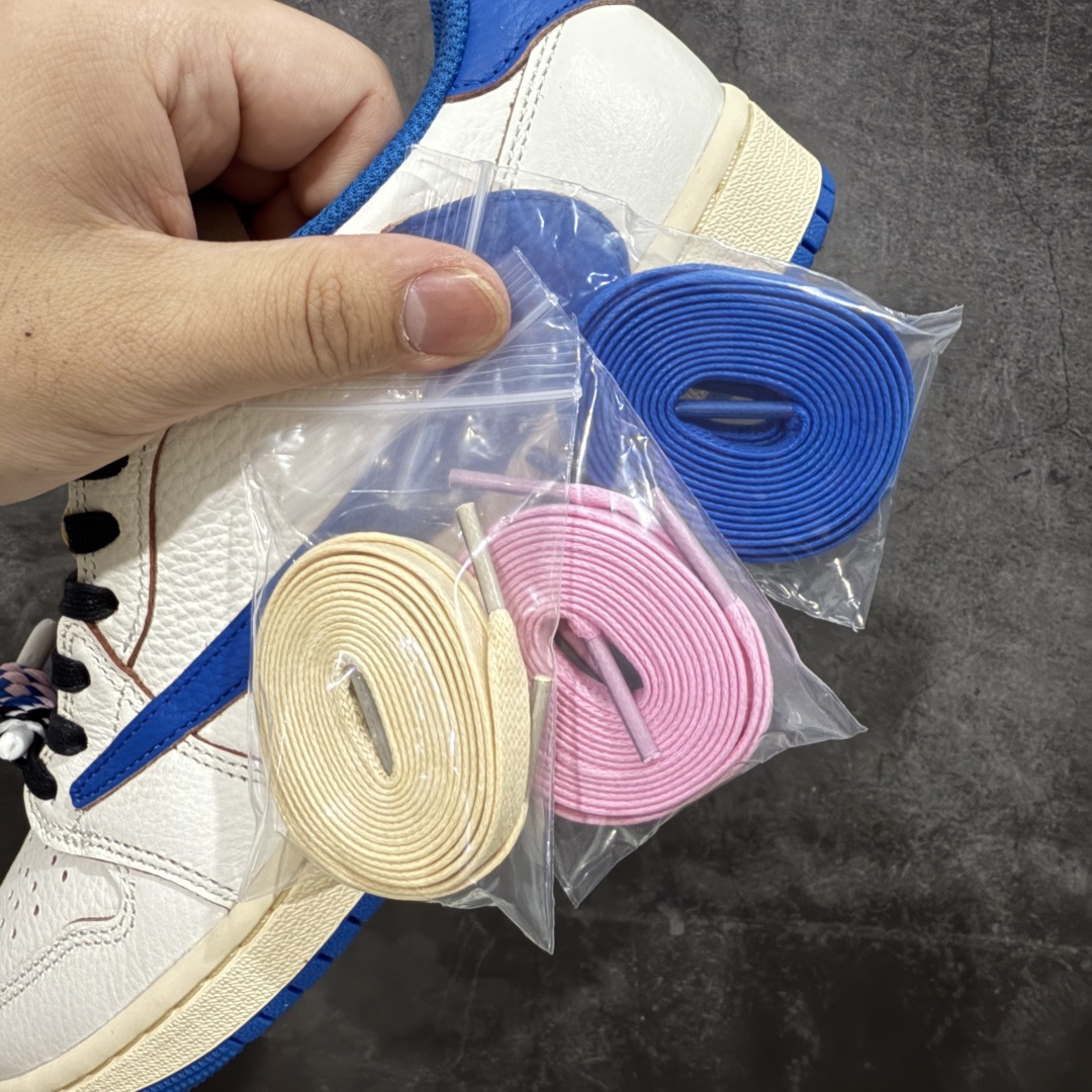 
【纯原】Travis Scott x Air Jordan AJ1 Low OG SP TS联名倒钩