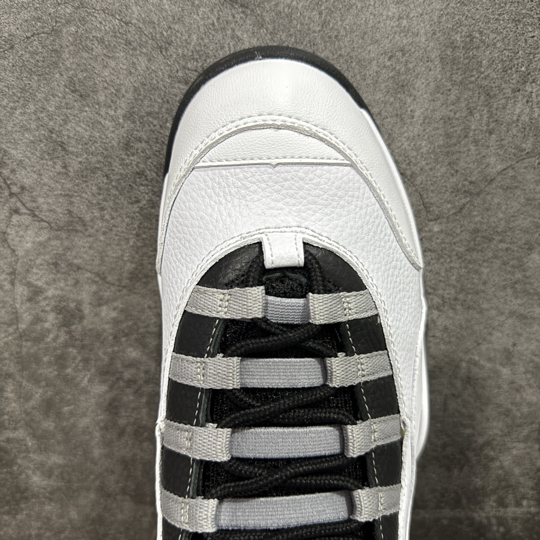  
【纯原】Air Jordan 10 OG“Steel”2025复刻 aj10黑白黑色 HJ6779-