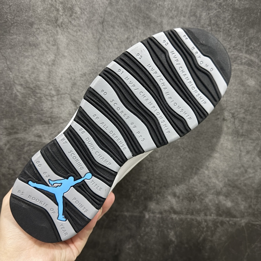  
【纯原】Air Jordan 10 OG“Steel”2025复刻 aj10黑白黑色 HJ6779-