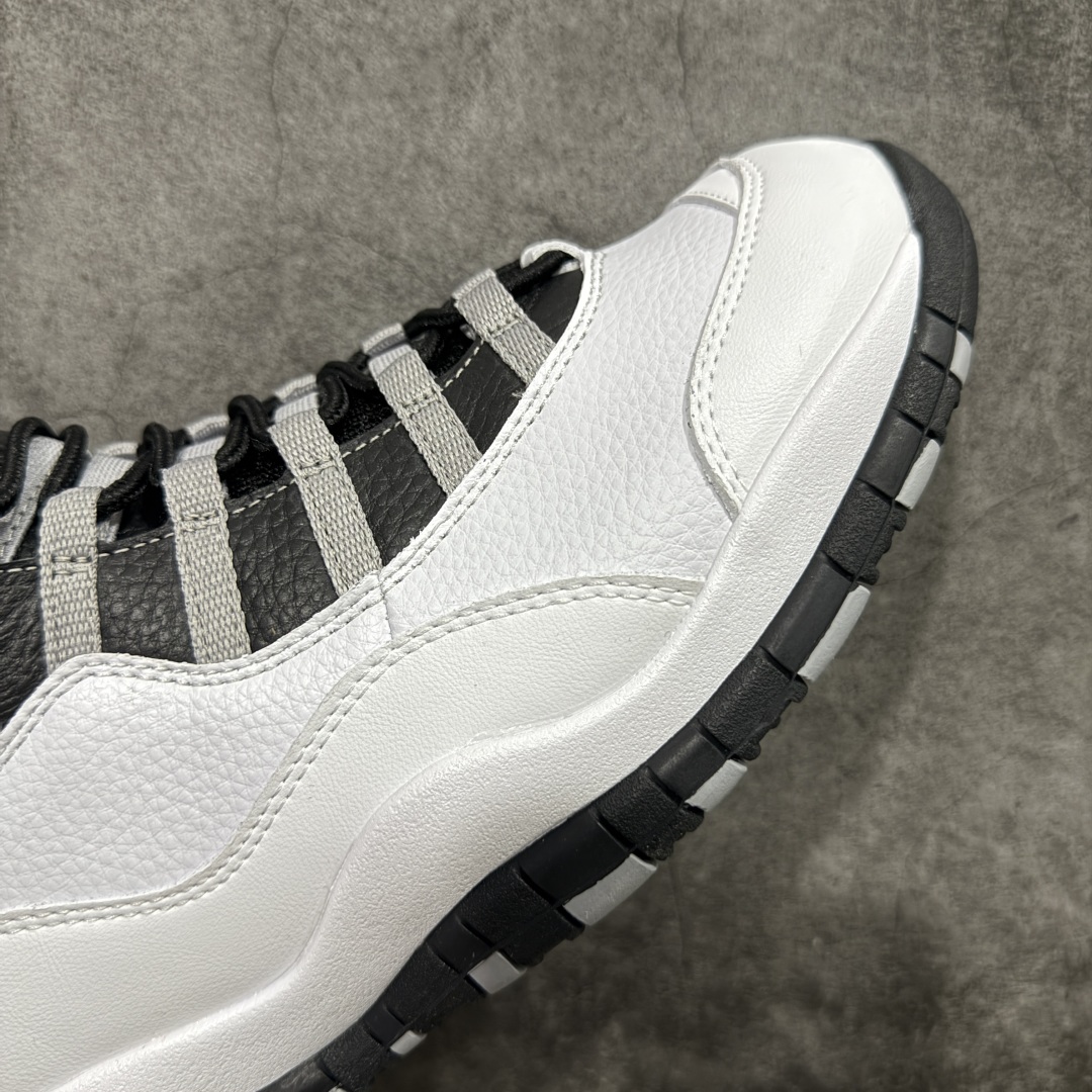  
【纯原】Air Jordan 10 OG“Steel”2025复刻 aj10黑白黑色 HJ6779-