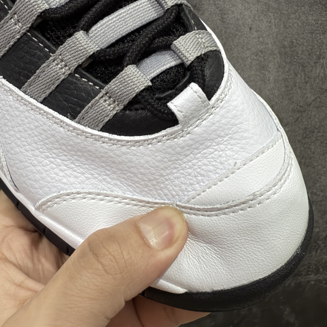  
【纯原】Air Jordan 10 OG“Steel”2025复刻 aj10黑白黑色 HJ6779-