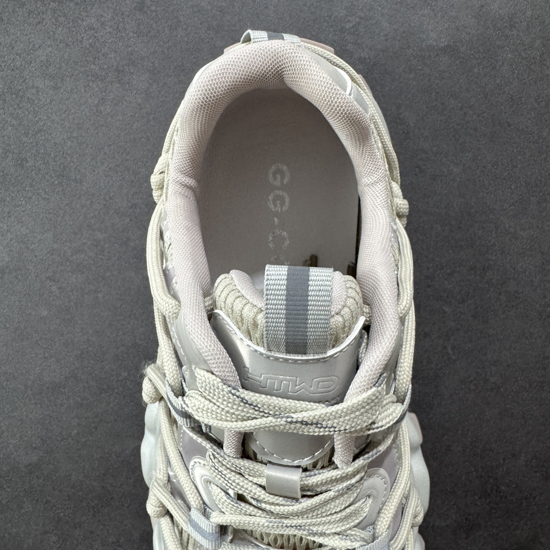 图片[7]-【广东版本】GG-CC Chunky Low休闲运动厚底增高老爹鞋 广东大厂出品 完美细节 25ss春季新款厚底增高 大长腿 时髦look轻松定格 不费力展现率性氛围 高档银盒 酷帅机能风不规则设计大底 双鞋带拼色造型设计 轻便舒适百搭 GGcc厚底增高简直就是小个子的快乐! 不管怎么搭都好看~ 尺码： 35 36 37 38 39 40-选品中心