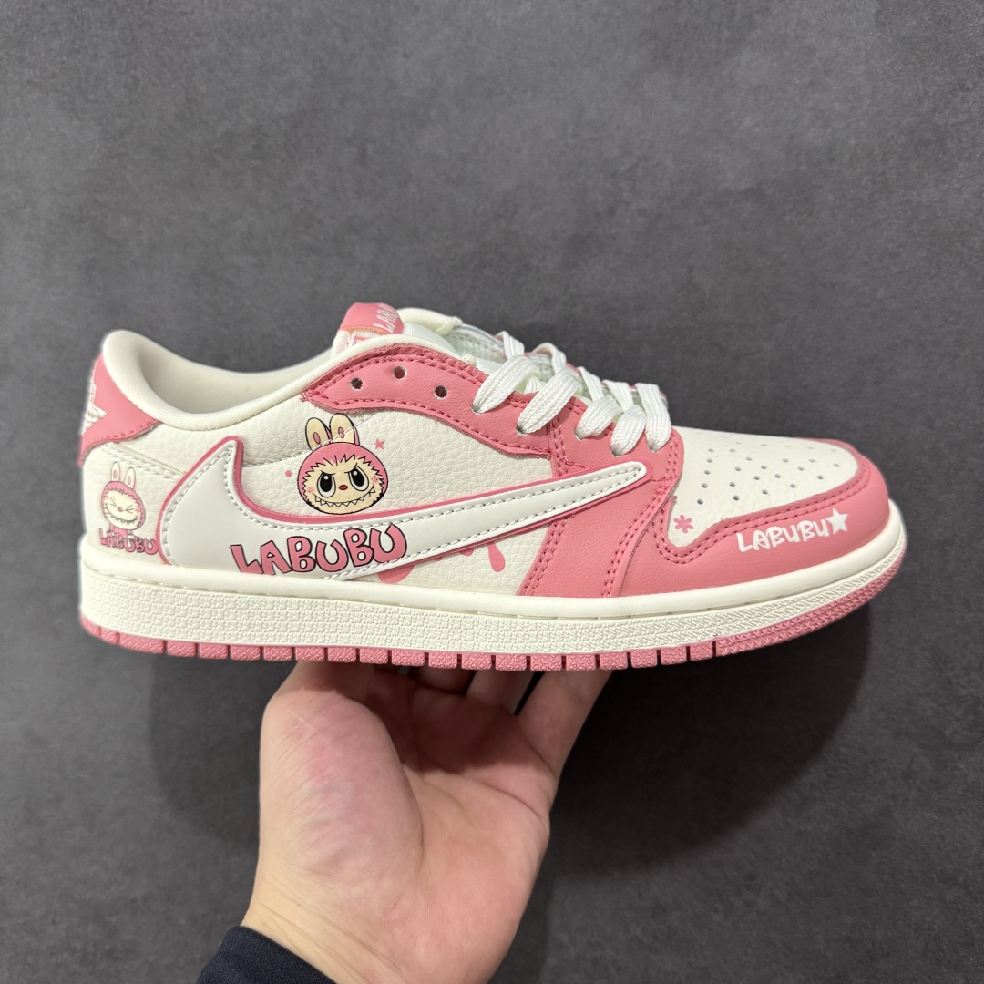  
【纯原】Labubu x Travis Scott x Air Jordan 1 Low 拉布布 x