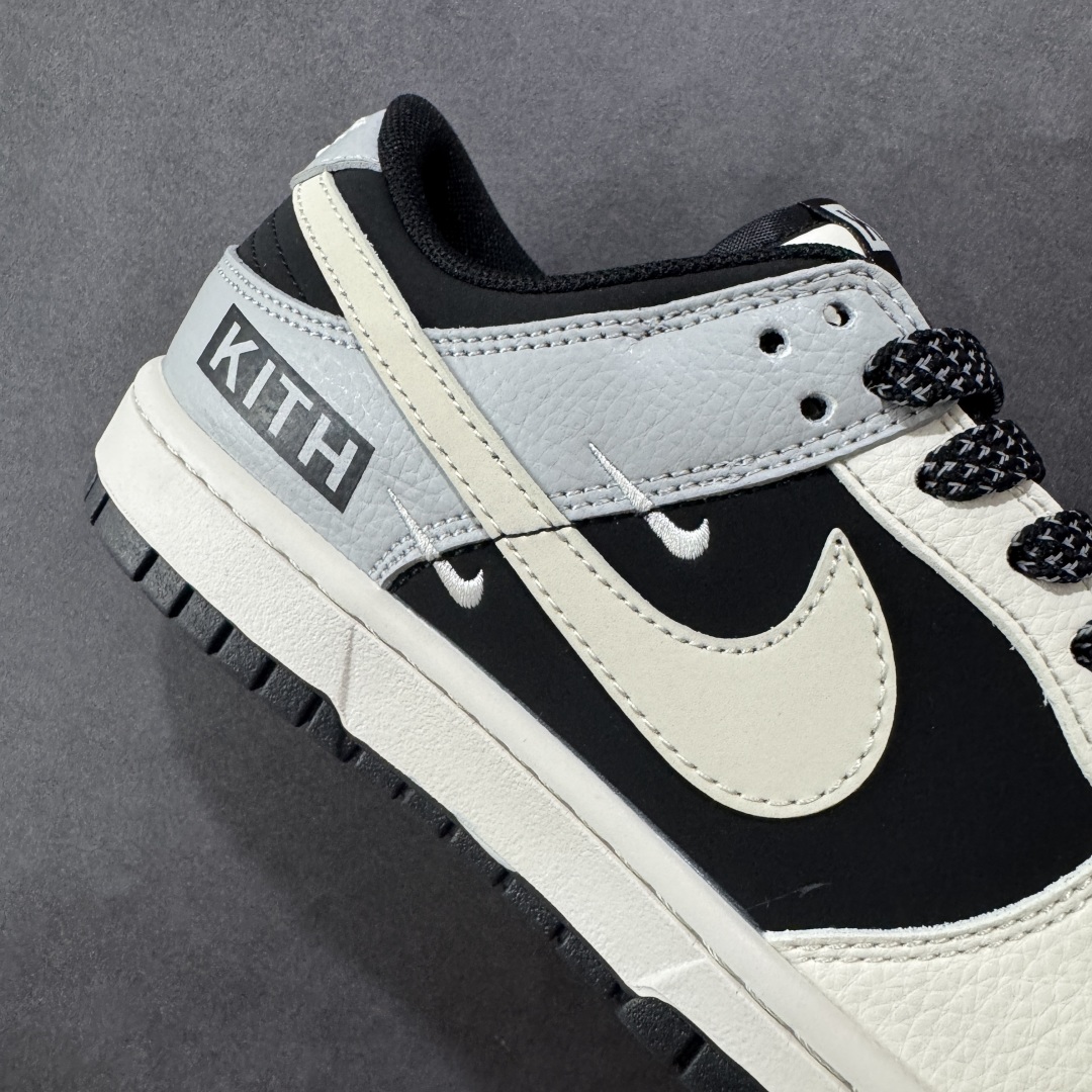  
【纯原】KITH x Nike Dunk Low 米黑灰三勾
此款主张打破传统的工业化流水线设计限制
