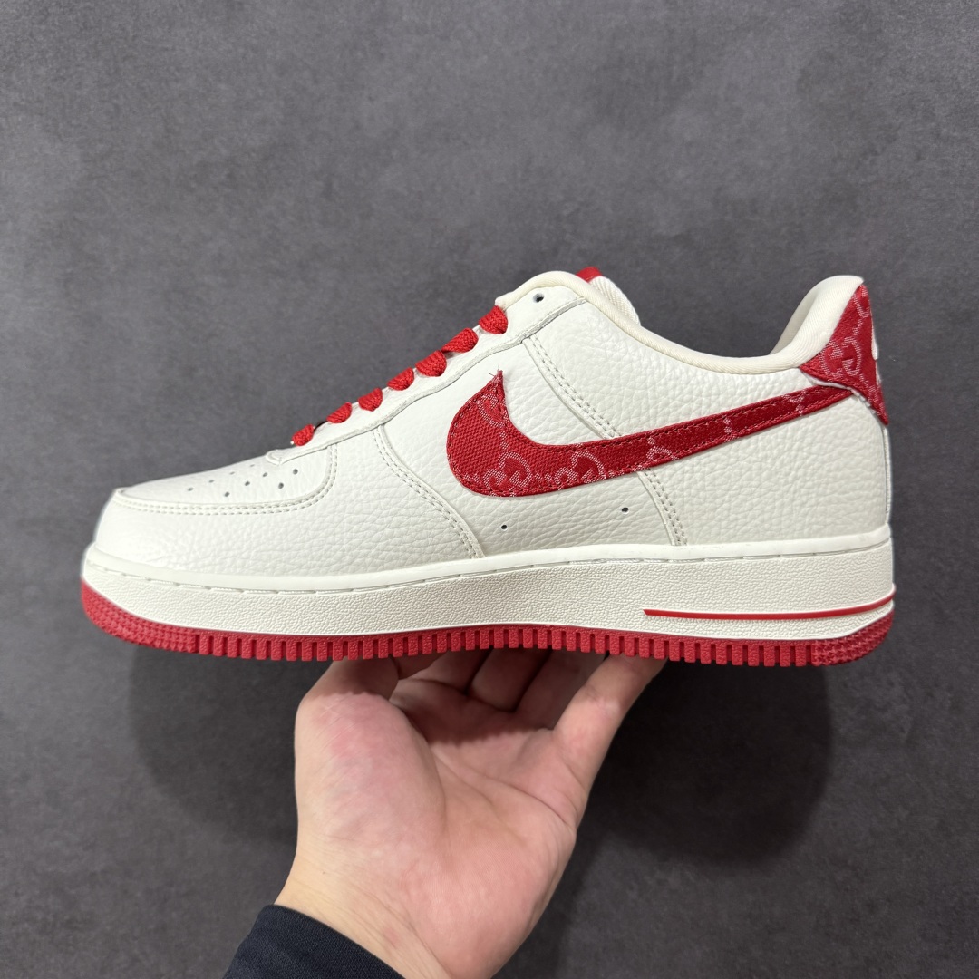  
【纯原】Nike Air Force 1'07 Low 古驰联名 白红 空军一号低帮休闲板鞋
#原