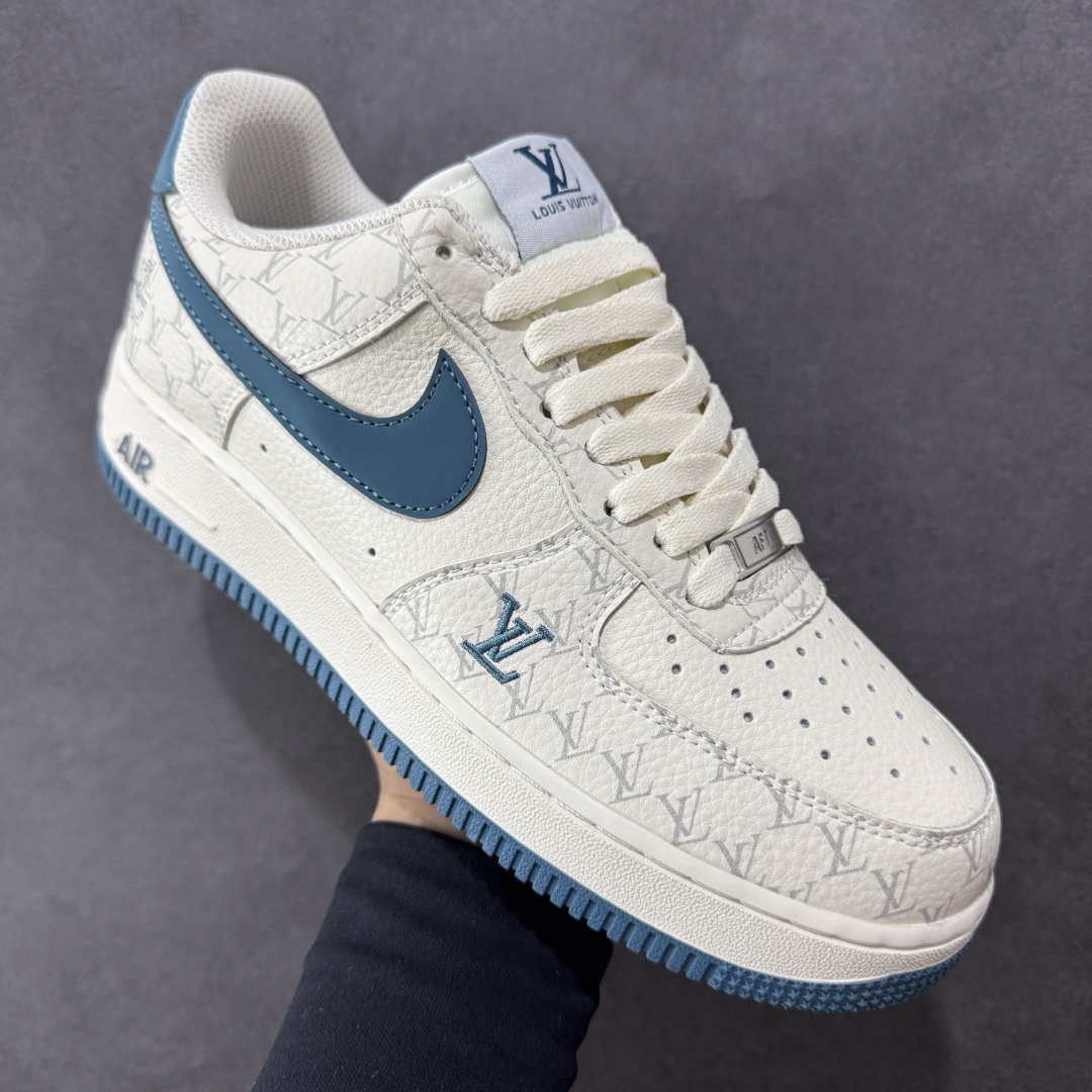  
【纯原】NIke Air Force 1 '07 Low “LV联名——海湾蓝印花”空军一号 低帮 