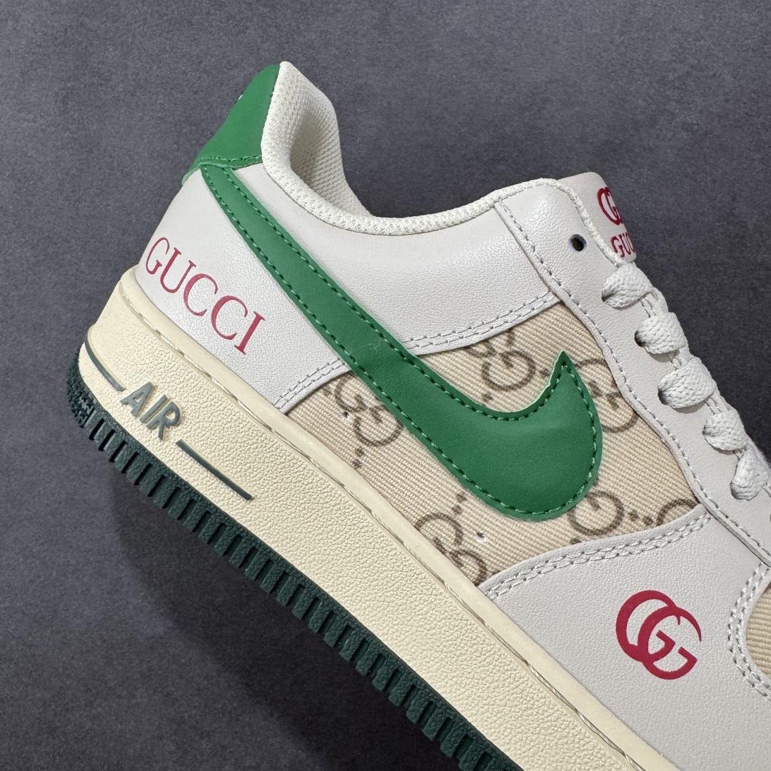  
【纯原】NIke Air Force 1 '07 Low “古驰联名——灰绿勾”空军一号 低帮 运动