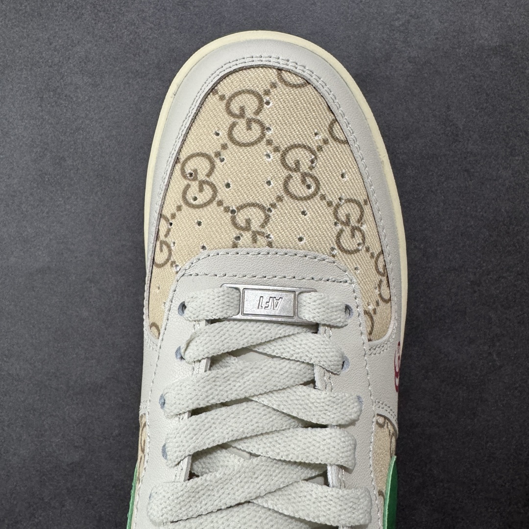  
【纯原】NIke Air Force 1 '07 Low “古驰联名——灰绿勾”空军一号 低帮 运动