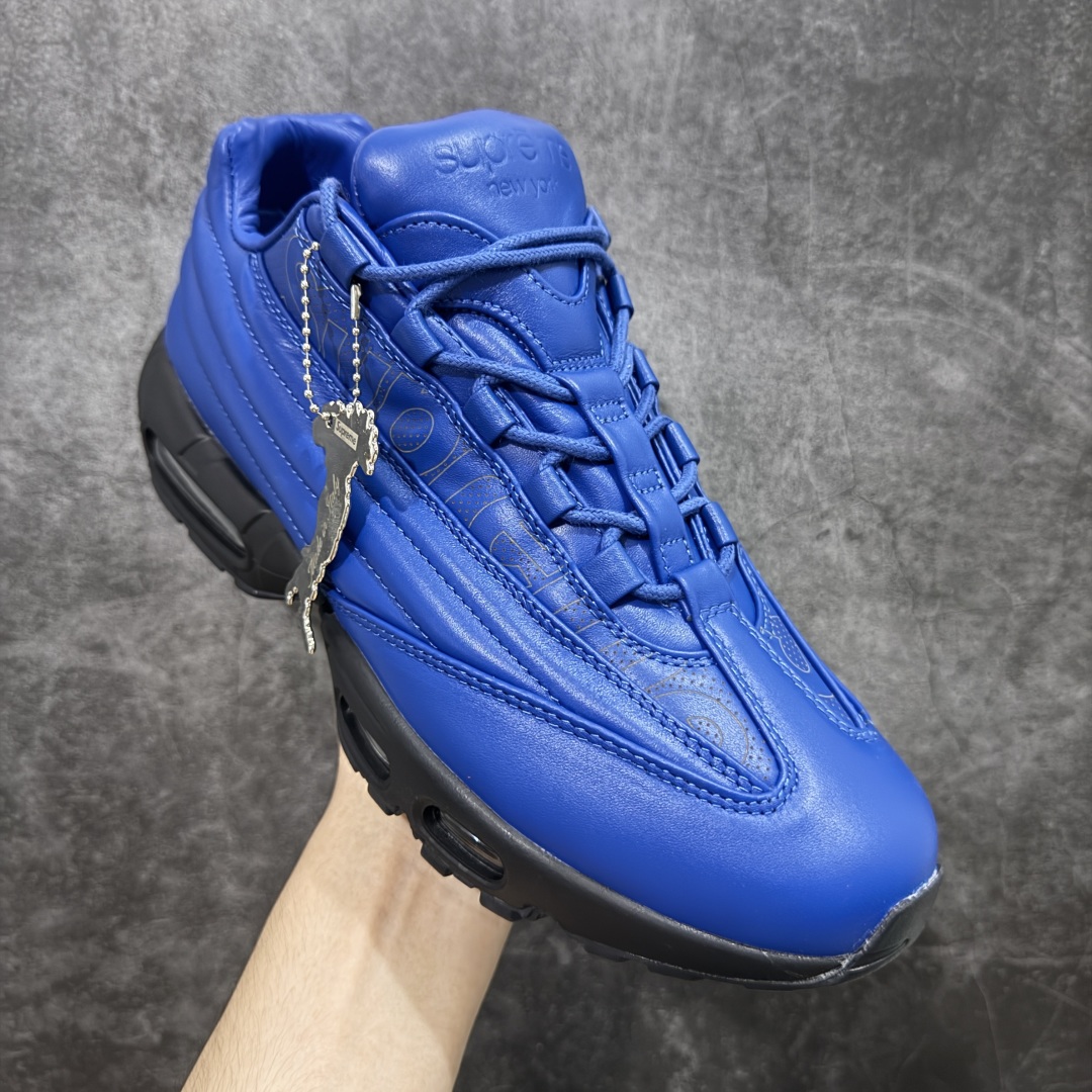 EM纯原 Supreme x Nike Air Max 95 Lux 联名款 复古减震气垫跑鞋 CI0999-400