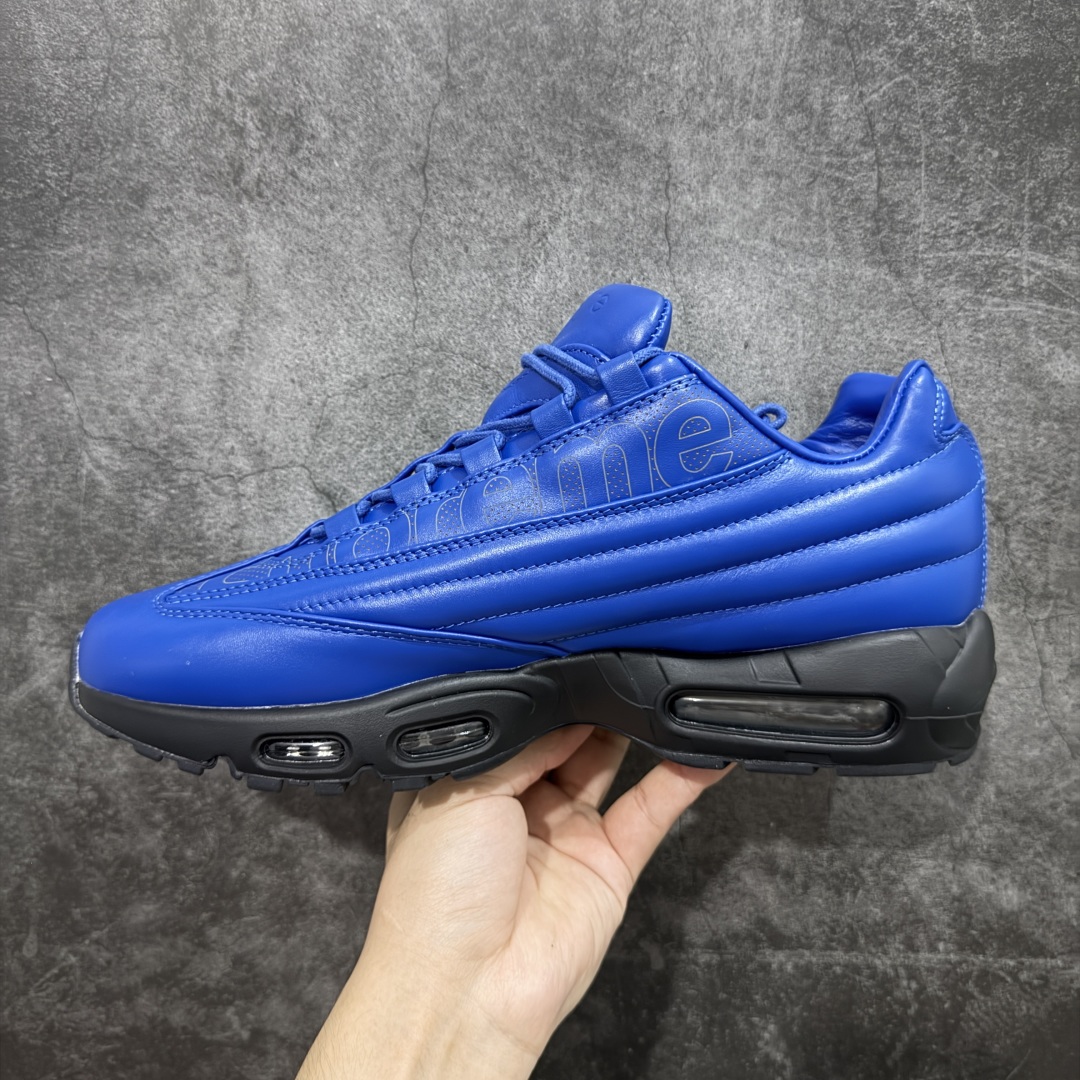EM纯原 Supreme x Nike Air Max 95 Lux 联名款 复古减震气垫跑鞋 CI0999-400