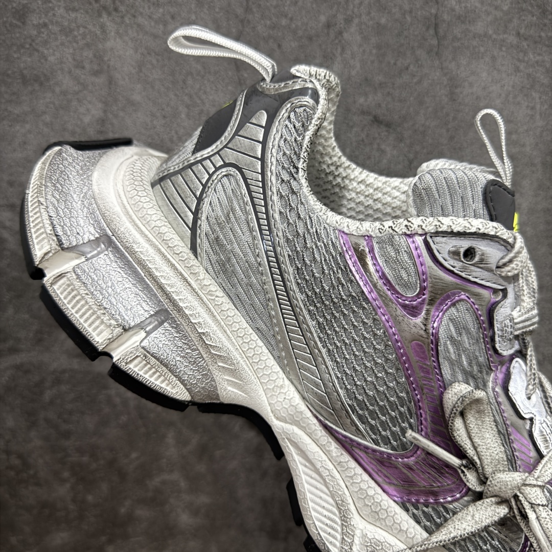 X版纯原 BALENCIAGA 3XL Sneakers 巴黎世家十代网布系带低帮走秀复古老爹鞋