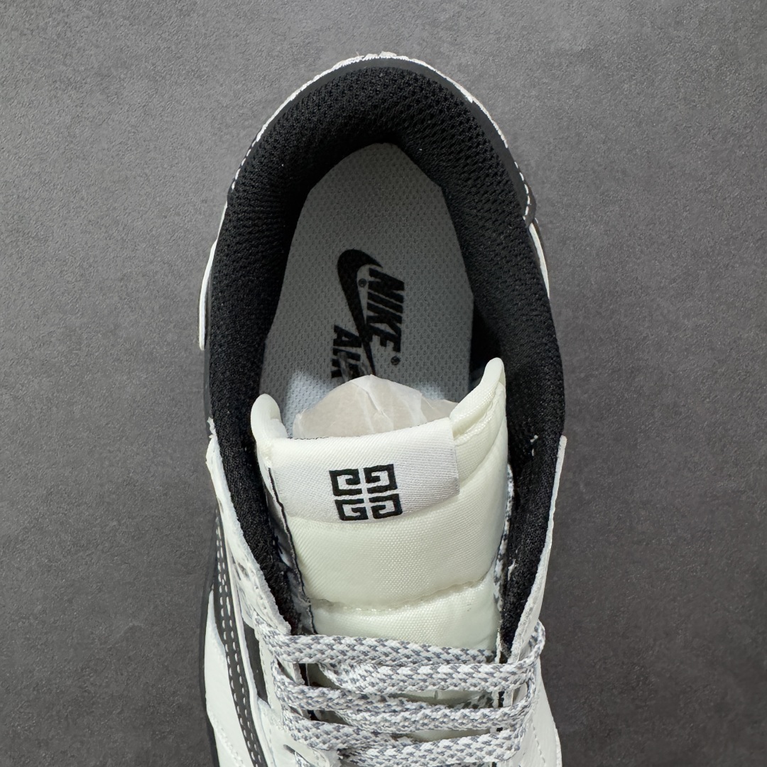 定制版 Travis Scott x Fragment Design x Air Jordan 1 Low OG SP AJ1 乔1 纪梵希联名 泼墨米黑 低帮文化休闲板鞋 DZ5899-005