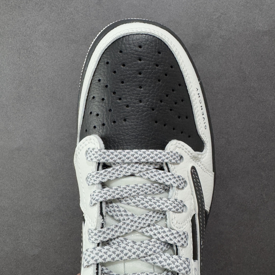 定制版 Travis Scott x Fragment Design x Air Jordan 1 Low OG SP AJ1 乔1 纪梵希联名 泼墨米黑 低帮文化休闲板鞋 DZ5899-005