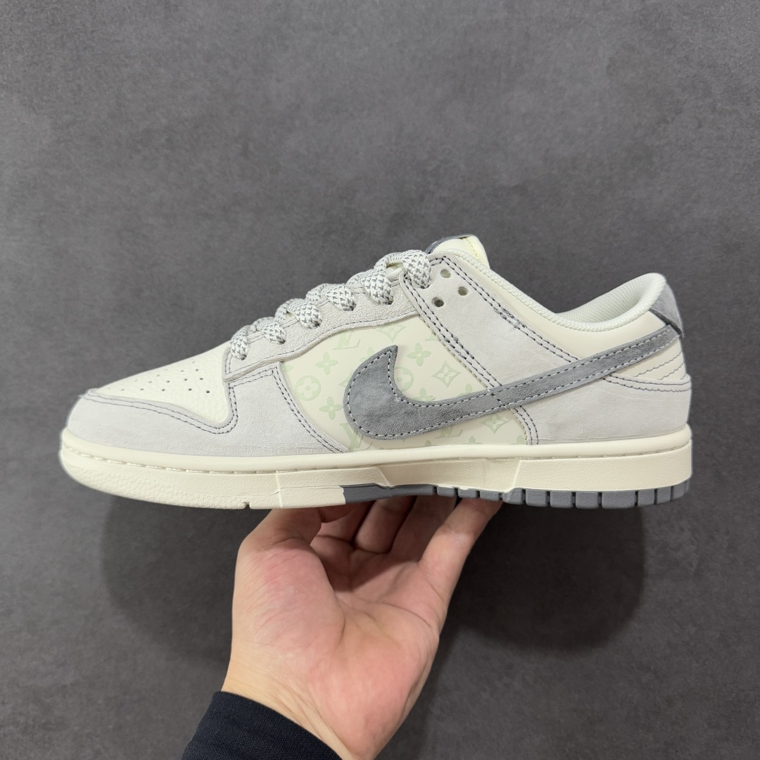 定制版 Louis Vuitton x Nike Dunk SB Low 路易威登LV x 耐克 SB 低帮 米白灰 CX5050-Y02