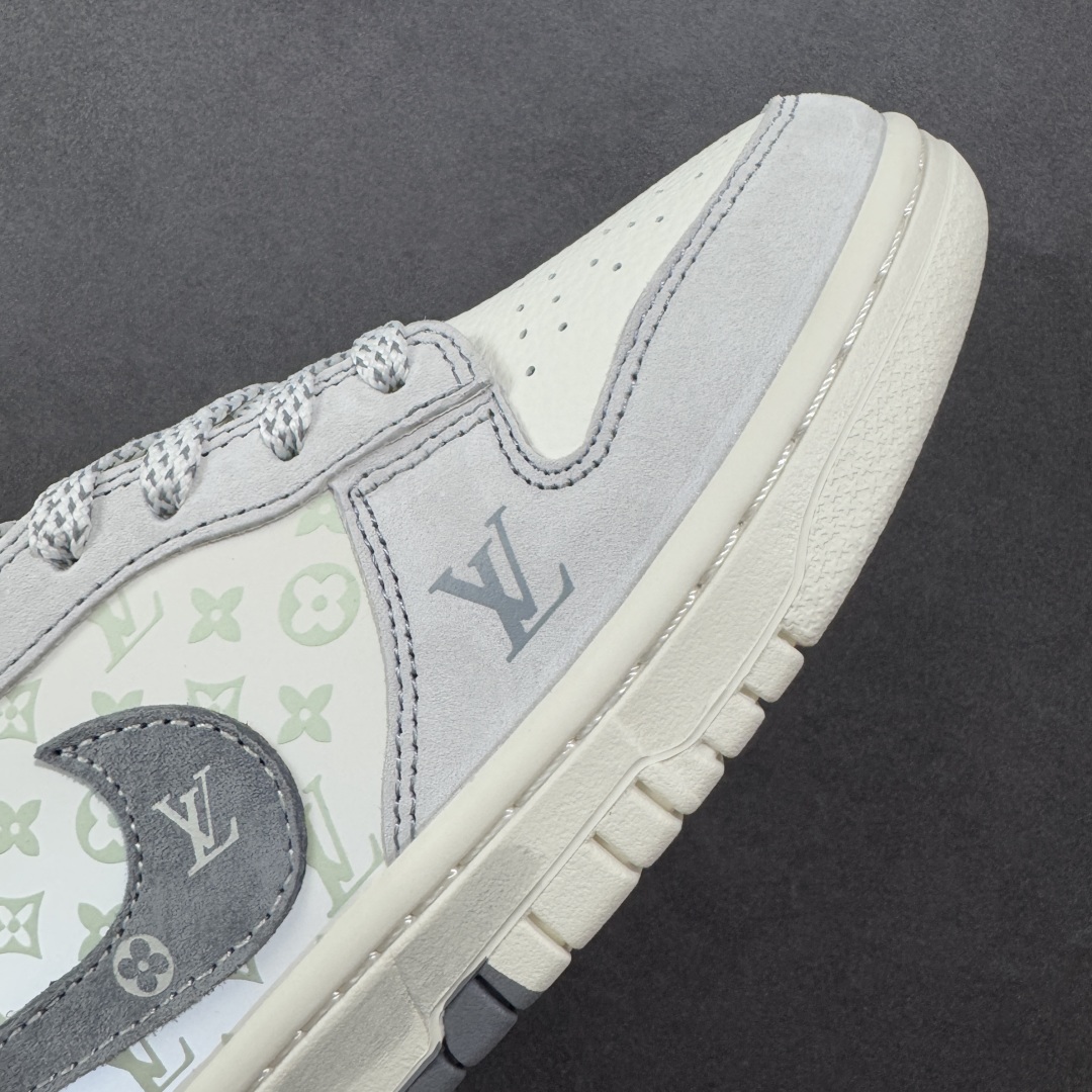 定制版 Louis Vuitton x Nike Dunk SB Low 路易威登LV x 耐克 SB 低帮 米白灰 CX5050-Y02