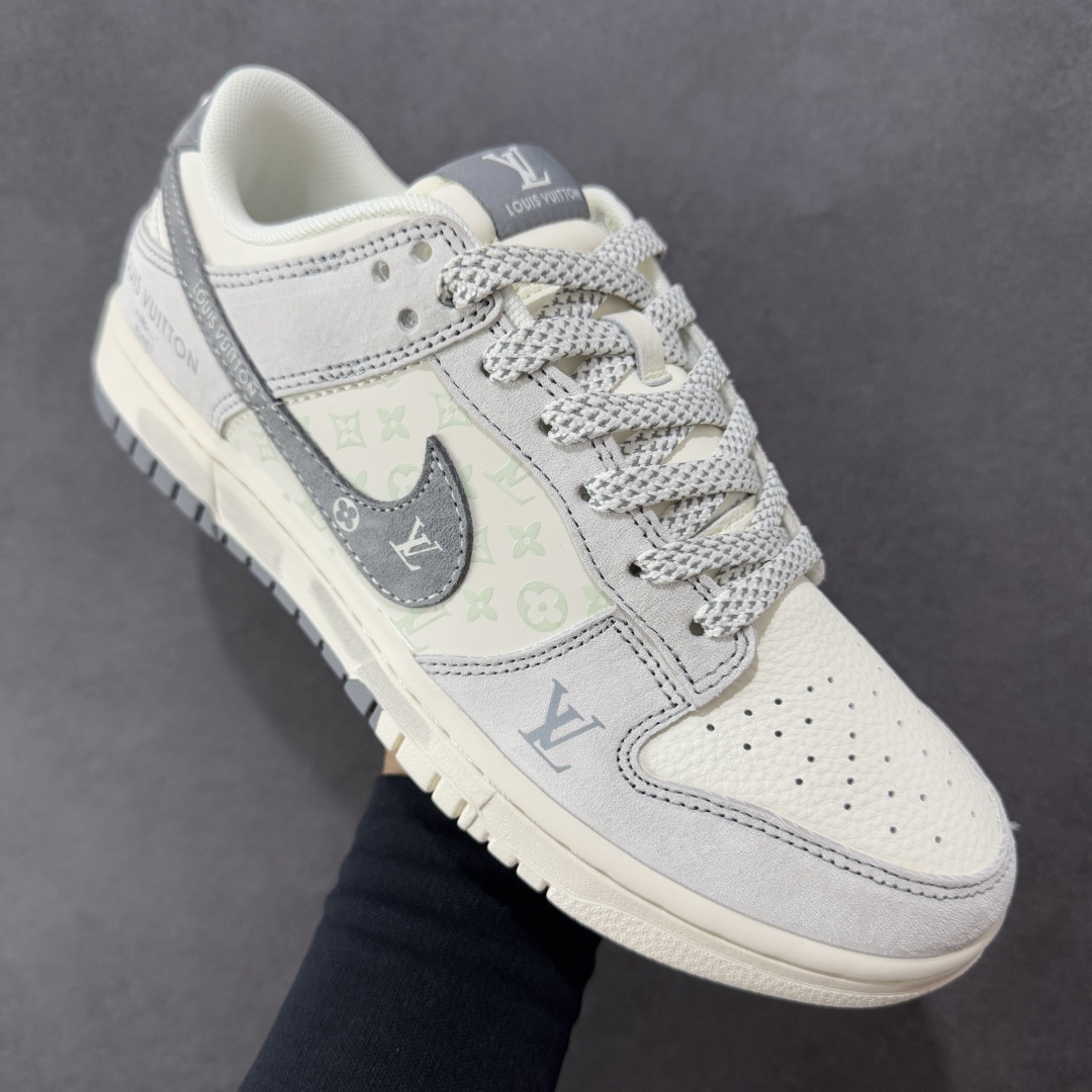 定制版 Louis Vuitton x Nike Dunk SB Low 路易威登LV x 耐克 SB 低帮 米白灰 CX5050-Y02