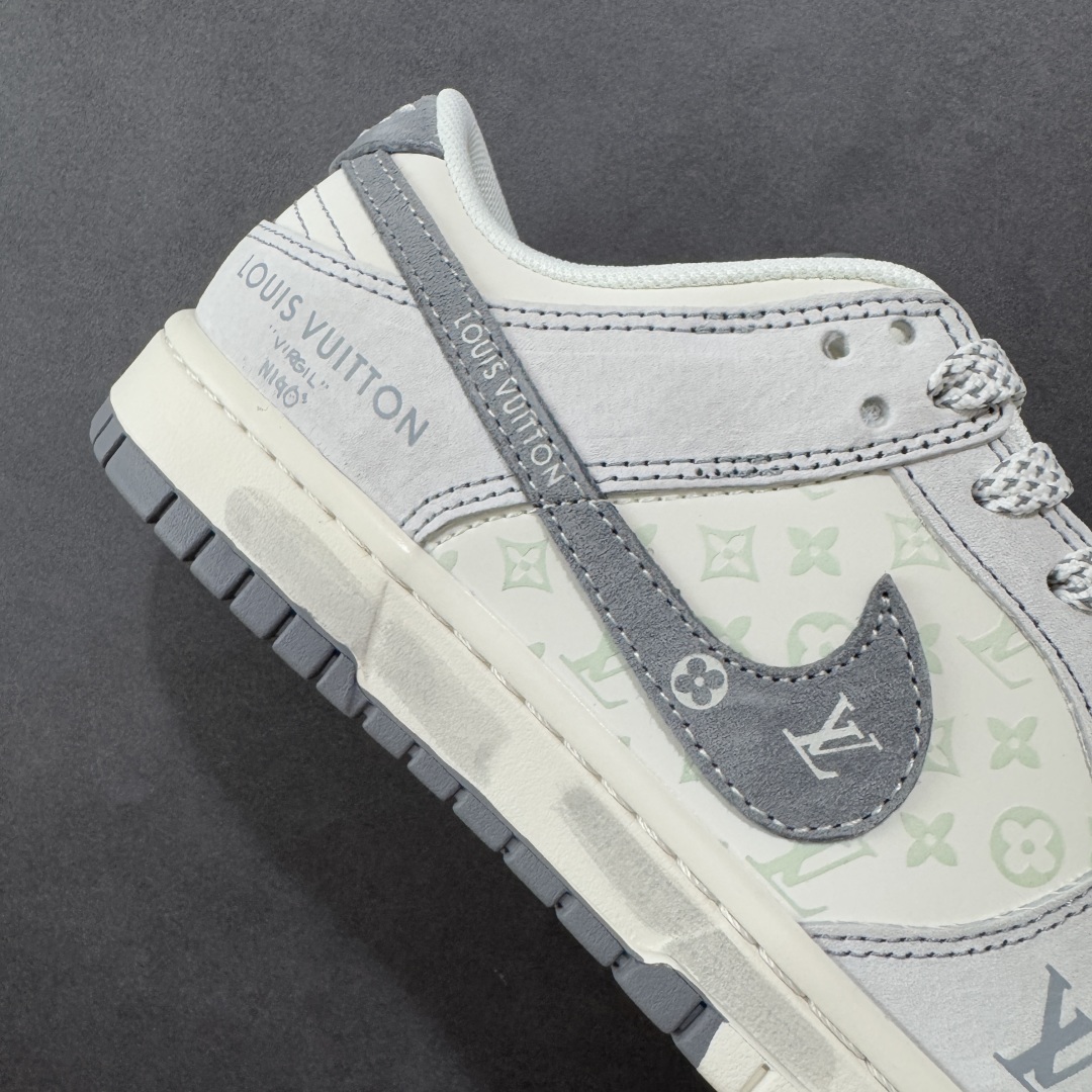定制版 Louis Vuitton x Nike Dunk SB Low 路易威登LV x 耐克 SB 低帮 米白灰 CX5050-Y02