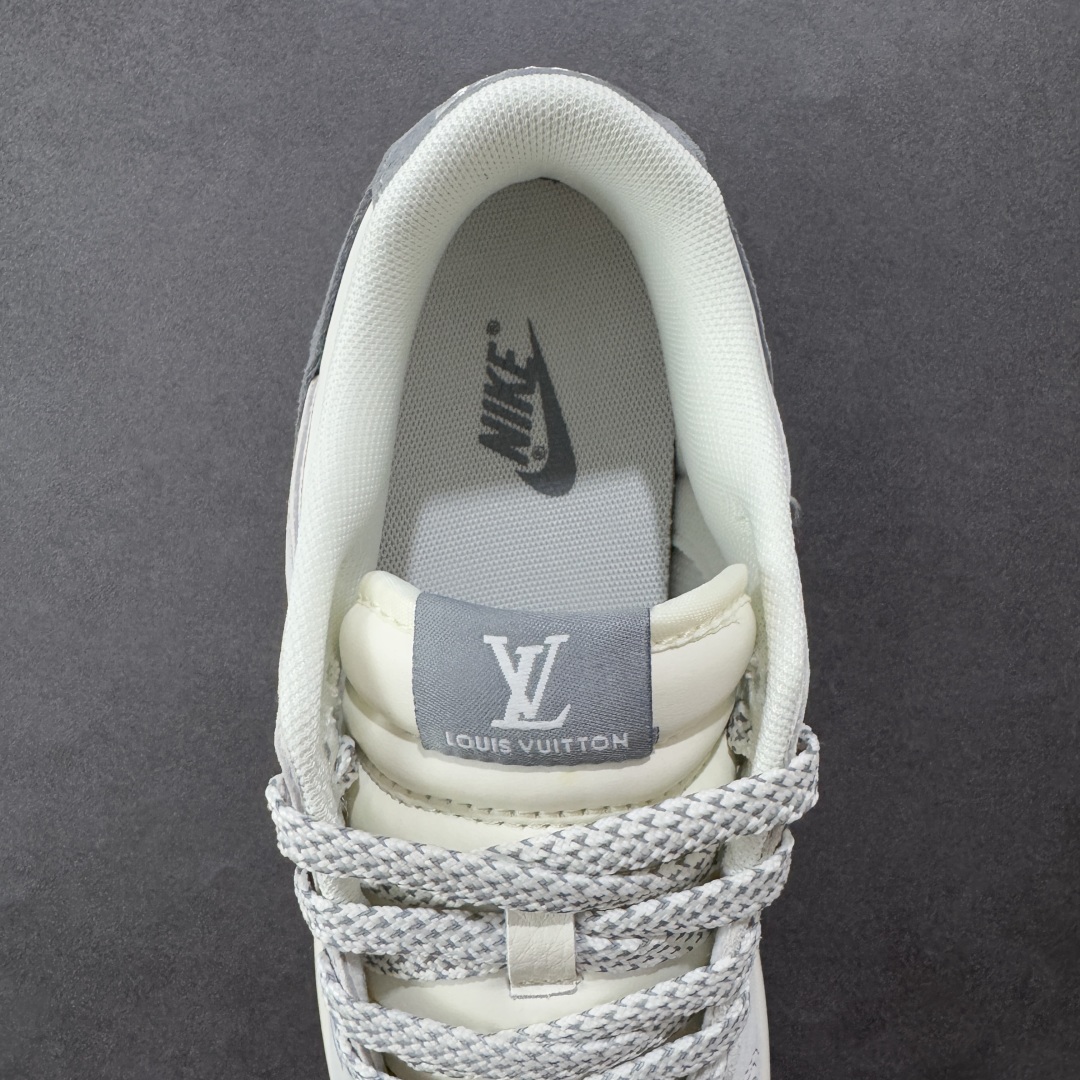 定制版 Louis Vuitton x Nike Dunk SB Low 路易威登LV x 耐克 SB 低帮 米白灰 CX5050-Y02