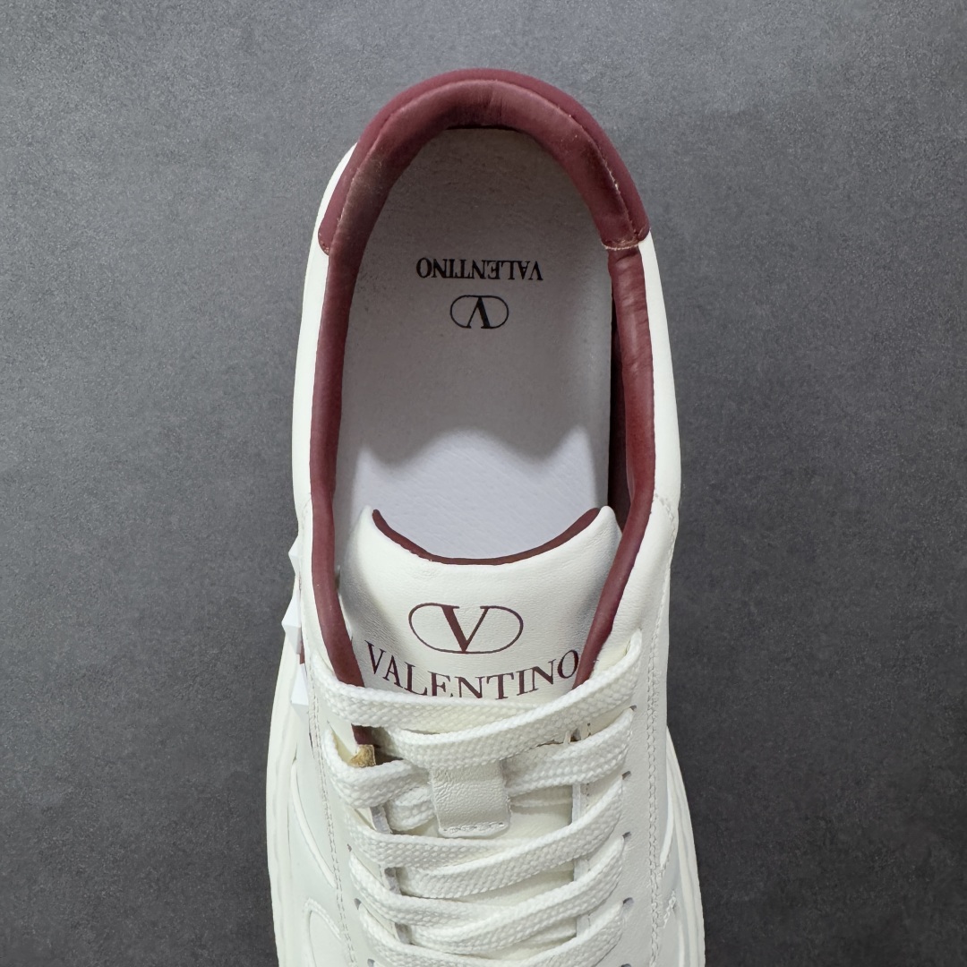 广东纯原版本 Valentino 华伦天奴 Rockstud untitled 厚底休闲铆钉小白鞋