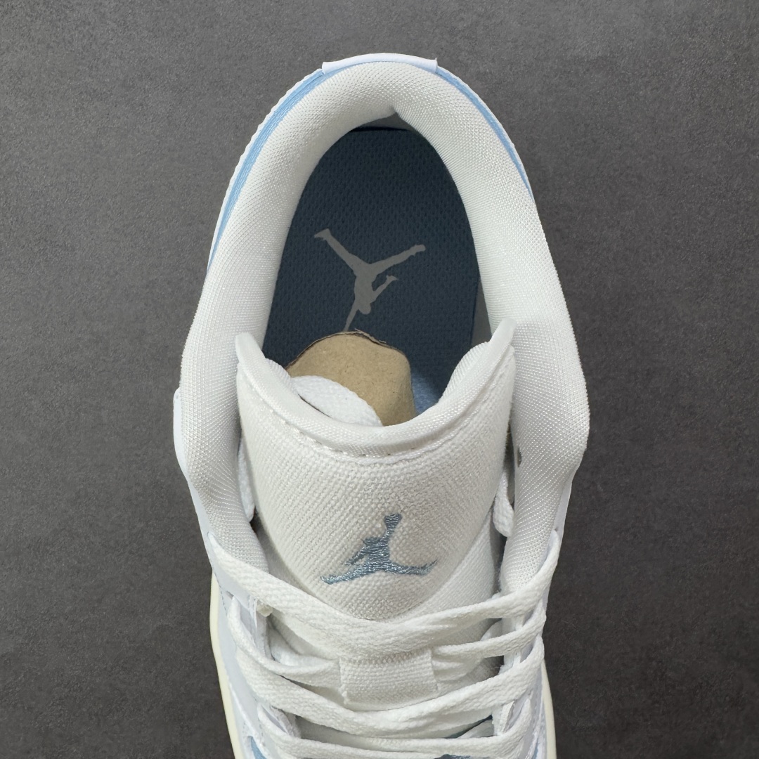 K版 Air Jordan AJ1 Low 低帮 白蓝牛仔 HQ2004-400