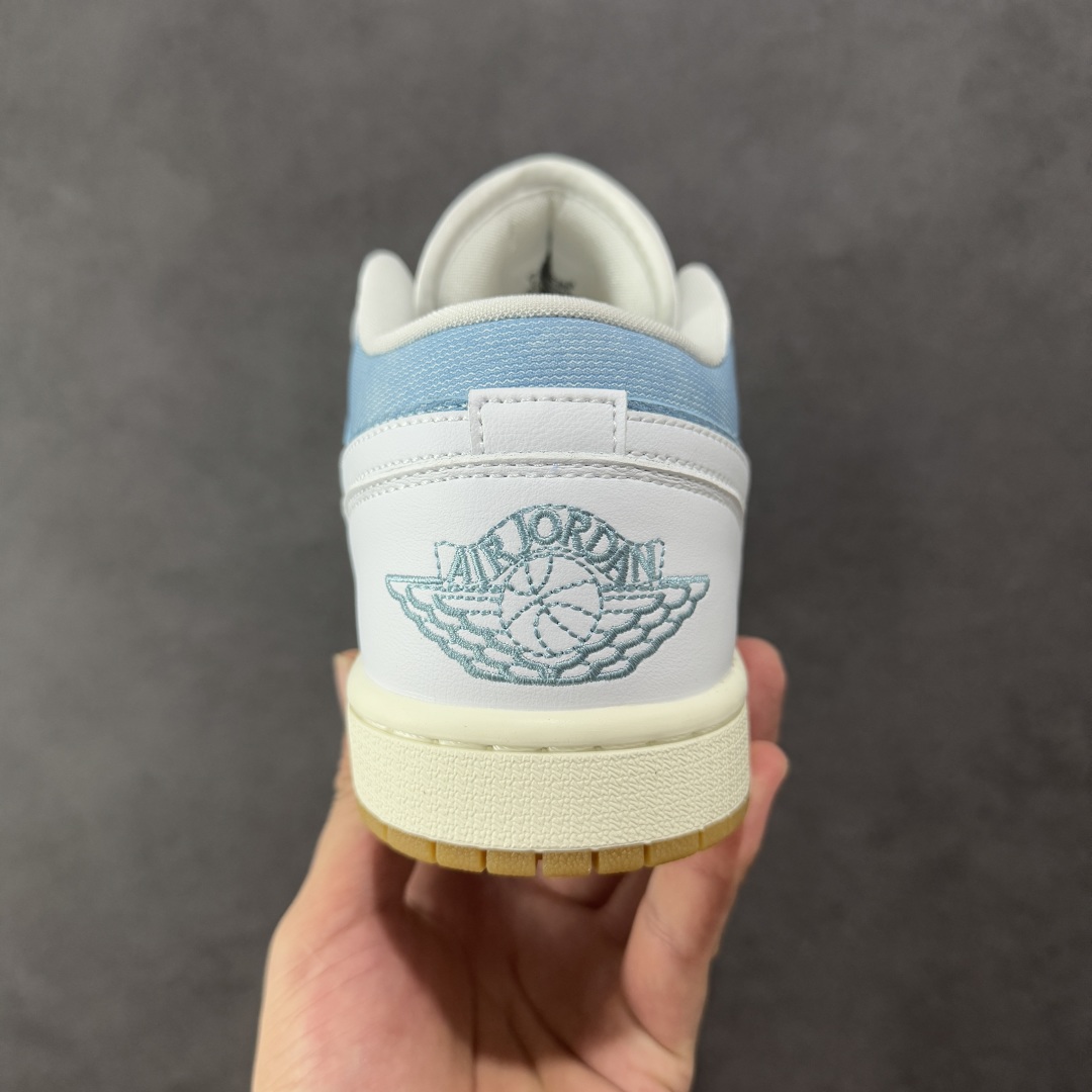 K版 Air Jordan AJ1 Low 低帮 白蓝牛仔 HQ2004-400