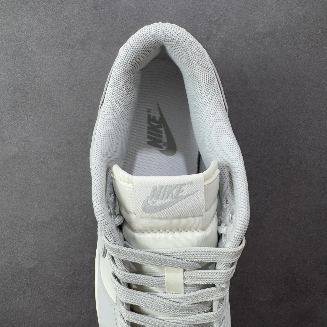 280 YC纯原版 Nike Dunk Low 咏叹凋 白灰 当迪奥灰与奢感米白在鞋面交织 GW0414-023