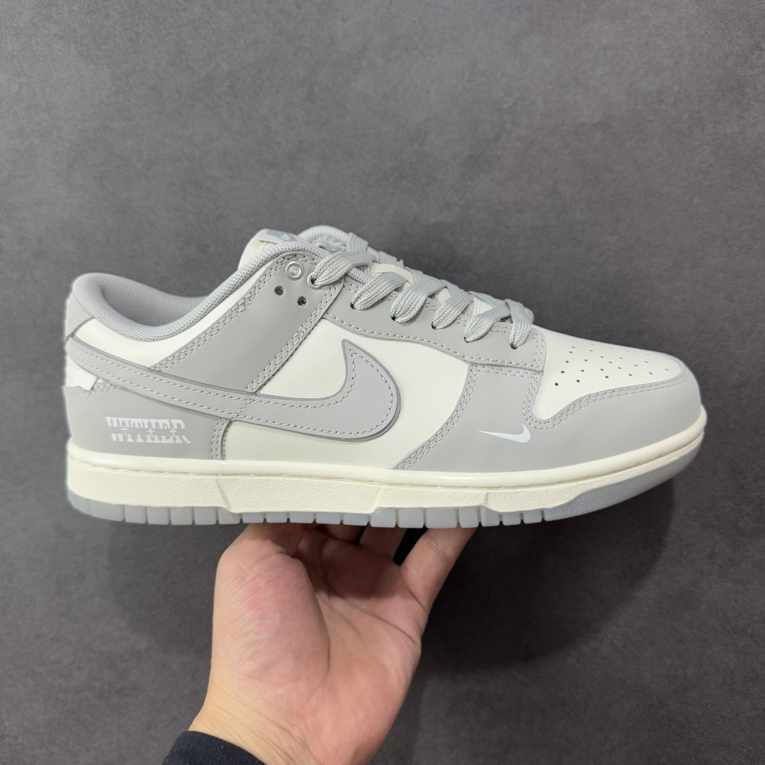 280 YC纯原版 Nike Dunk Low 咏叹凋 白灰 当迪奥灰与奢感米白在鞋面交织 GW0414-023