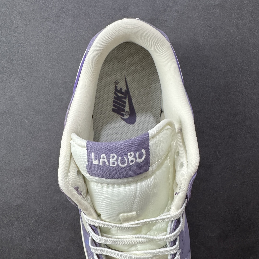 定制版 Labubu x Nike Dunk SB Low 拉布布 x 耐克 SB 低帮 联名紫白 SR2025-005