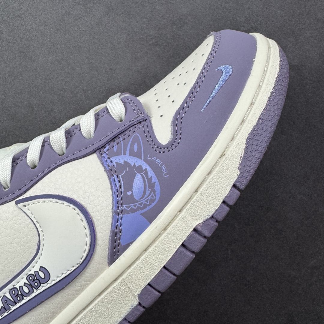 定制版 Labubu x Nike Dunk SB Low 拉布布 x 耐克 SB 低帮 联名紫白 SR2025-005