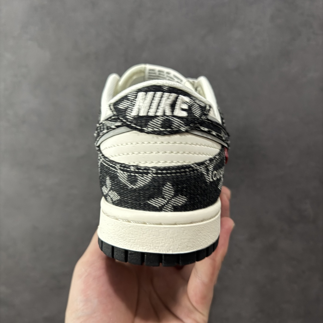 定制版 Nike SB Dunk Low LV联名 猪八黑牛仔 周年高端定制 低帮休闲板鞋 YX5066-382