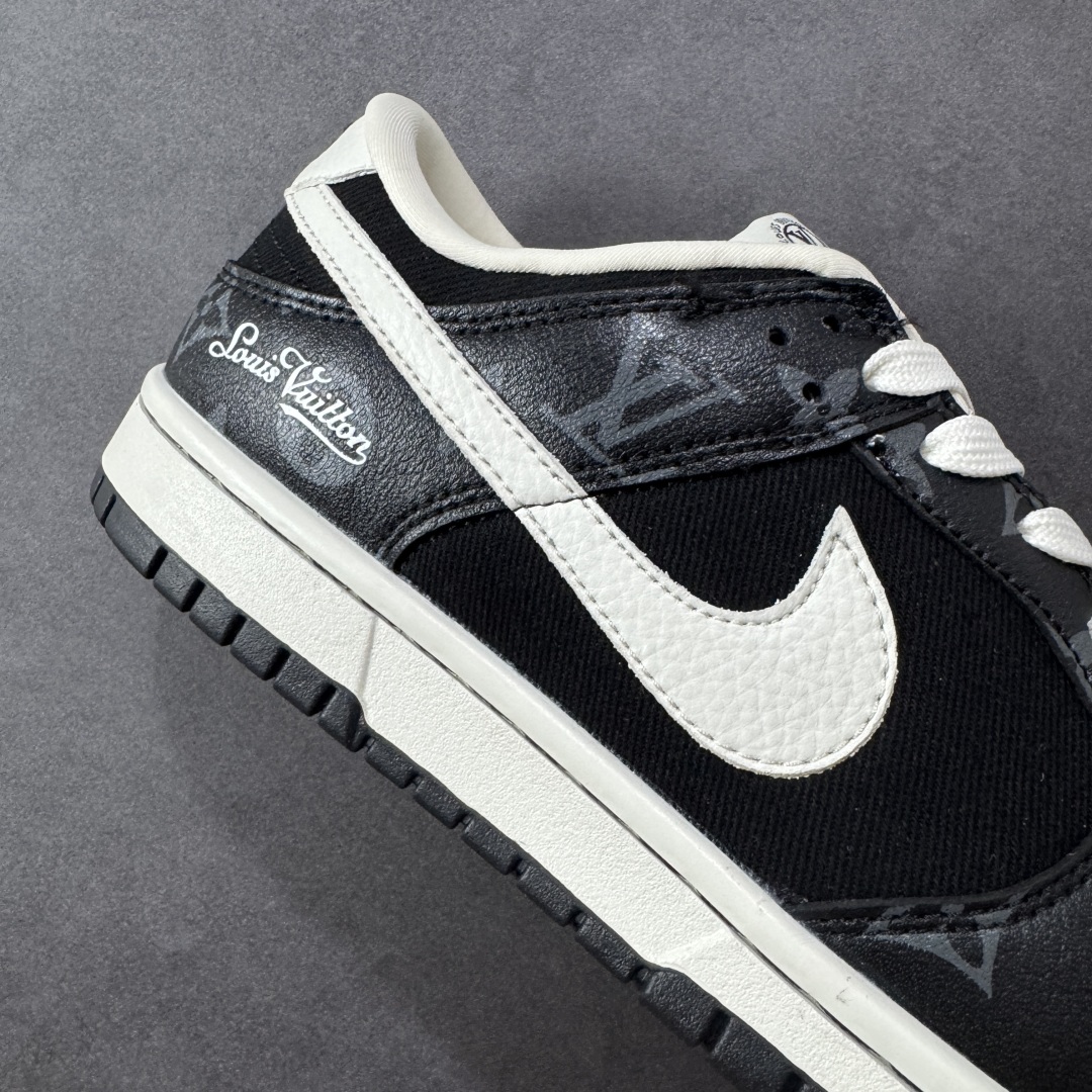 定制版 Nike SB Dunk Low LV联名 暗夜幽白 周年高端定制 低帮休闲板鞋 SC0601-458